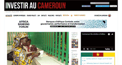 Desktop Screenshot of investiraucameroun.com