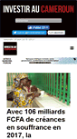 Mobile Screenshot of investiraucameroun.com